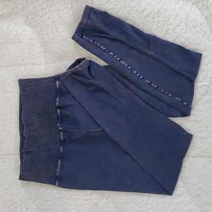 Free People Good Karma Leggings Washed Denim